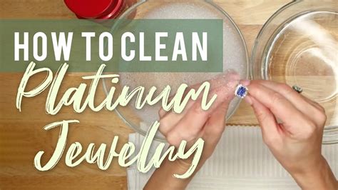 how to clean platinum jewellery.